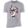 T-Shirts Heather Grey / S Kitsune sumi-e Men's Premium T-Shirt