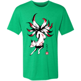 T-Shirts Envy / S Kitsune sumi-e Men's Triblend T-Shirt