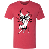 T-Shirts Vintage Red / S Kitsune sumi-e Men's Triblend T-Shirt
