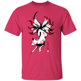 T-Shirts Heliconia / S Kitsune sumi-e T-Shirt
