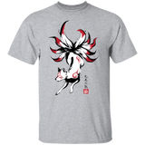 T-Shirts Sport Grey / S Kitsune sumi-e T-Shirt