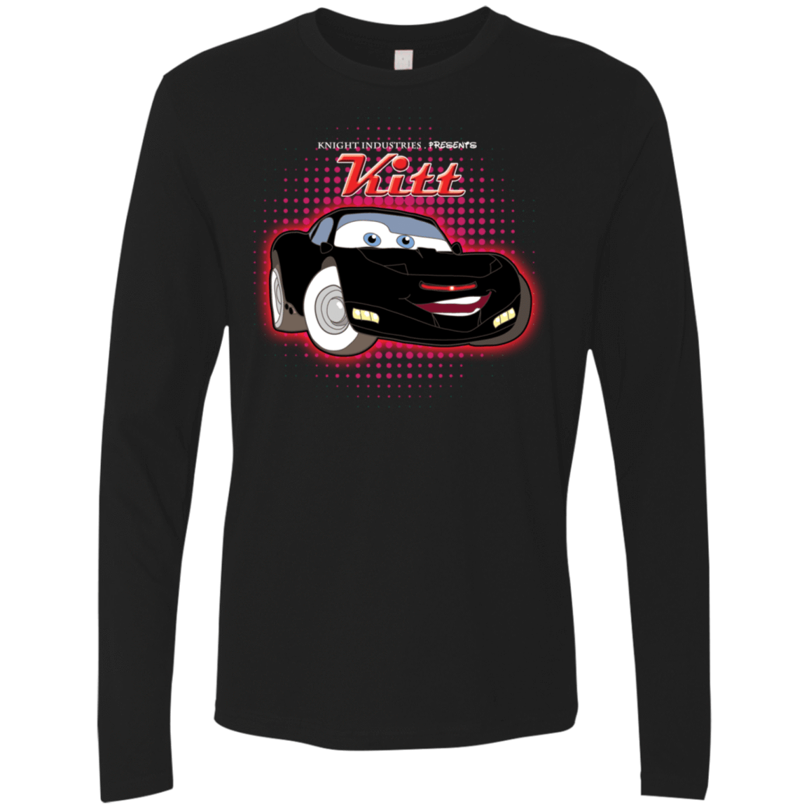 T-Shirts Black / S KITT McQueen Men's Premium Long Sleeve