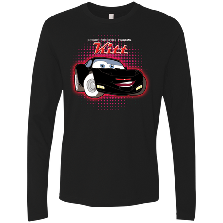 T-Shirts Black / S KITT McQueen Men's Premium Long Sleeve
