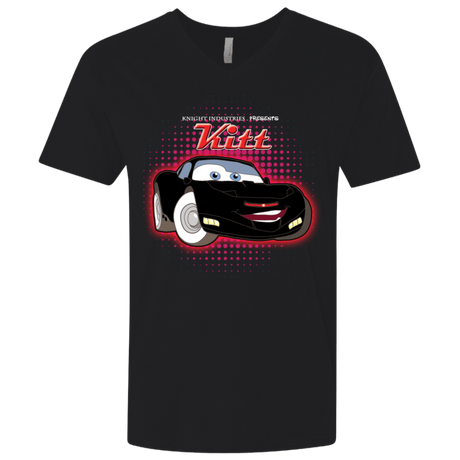 T-Shirts Black / X-Small KITT McQueen Men's Premium V-Neck