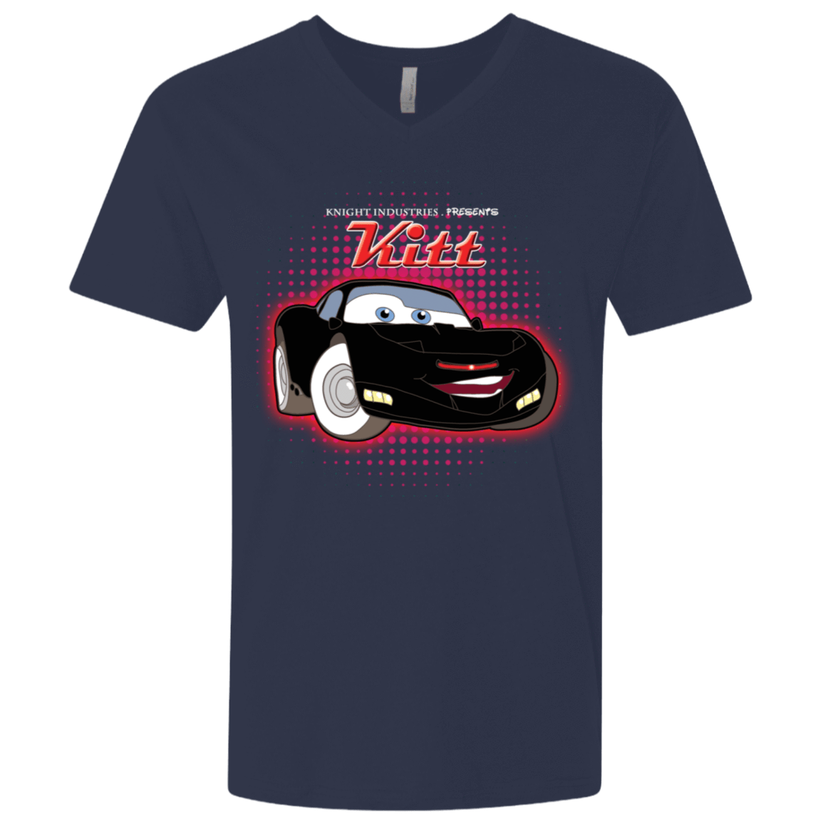 T-Shirts Midnight Navy / X-Small KITT McQueen Men's Premium V-Neck