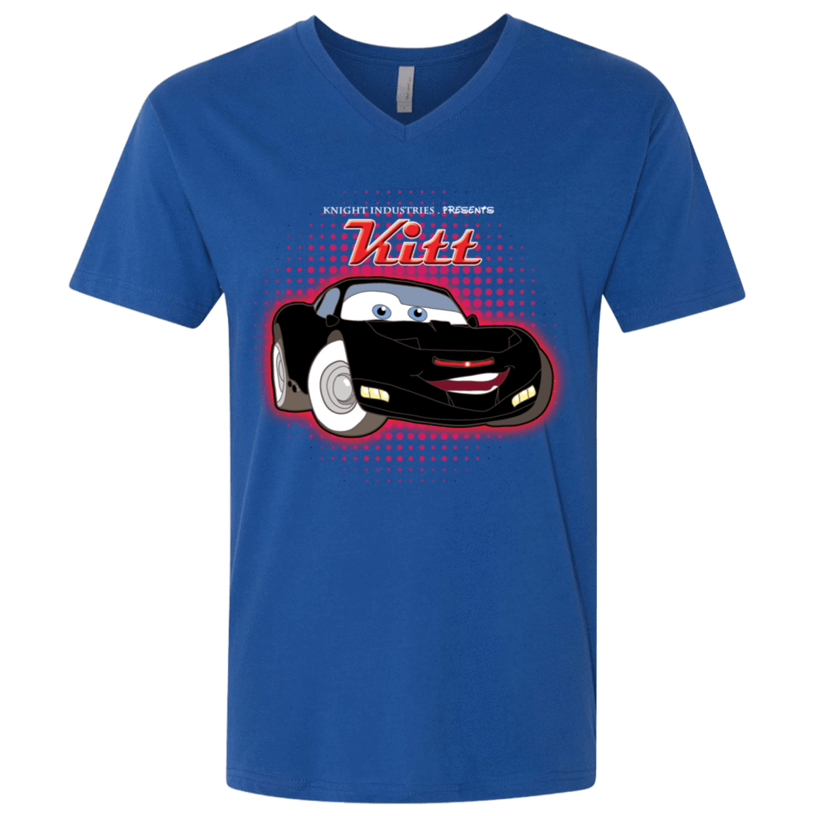 T-Shirts Royal / X-Small KITT McQueen Men's Premium V-Neck