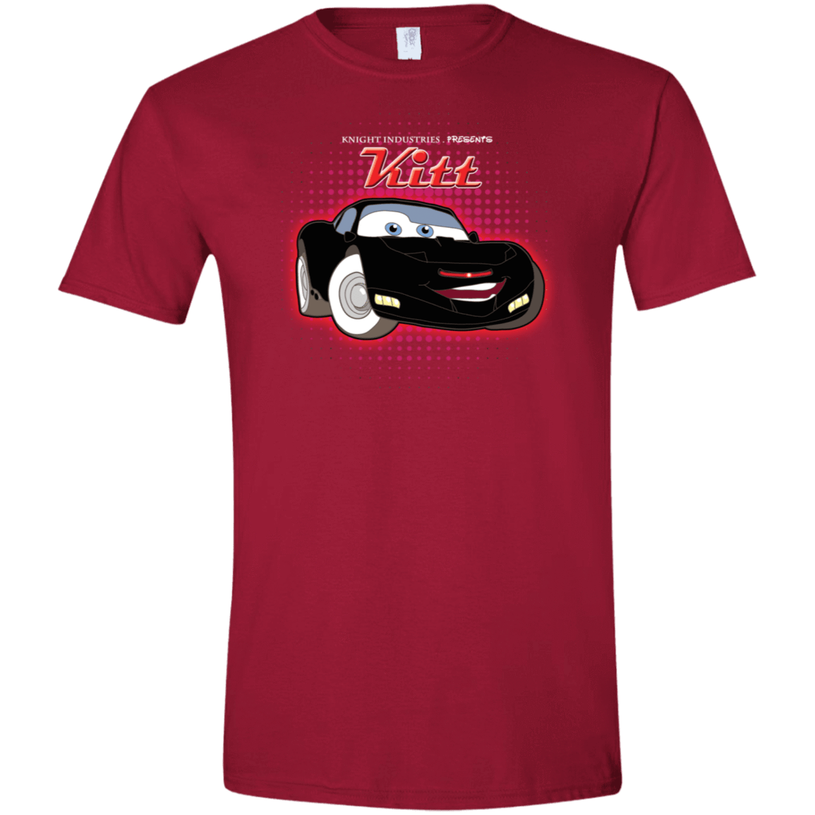 T-Shirts Cardinal Red / S KITT McQueen Men's Semi-Fitted Softstyle