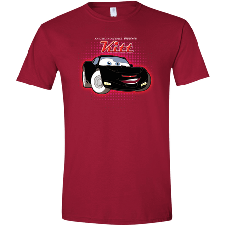T-Shirts Cardinal Red / S KITT McQueen Men's Semi-Fitted Softstyle