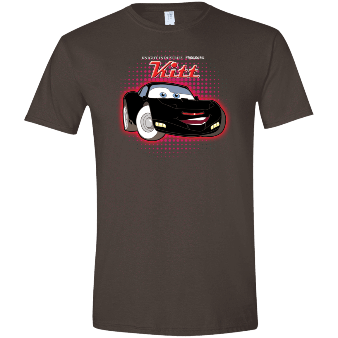 T-Shirts Dark Chocolate / S KITT McQueen Men's Semi-Fitted Softstyle