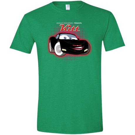 T-Shirts Heather Irish Green / S KITT McQueen Men's Semi-Fitted Softstyle