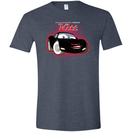 T-Shirts Heather Navy / S KITT McQueen Men's Semi-Fitted Softstyle