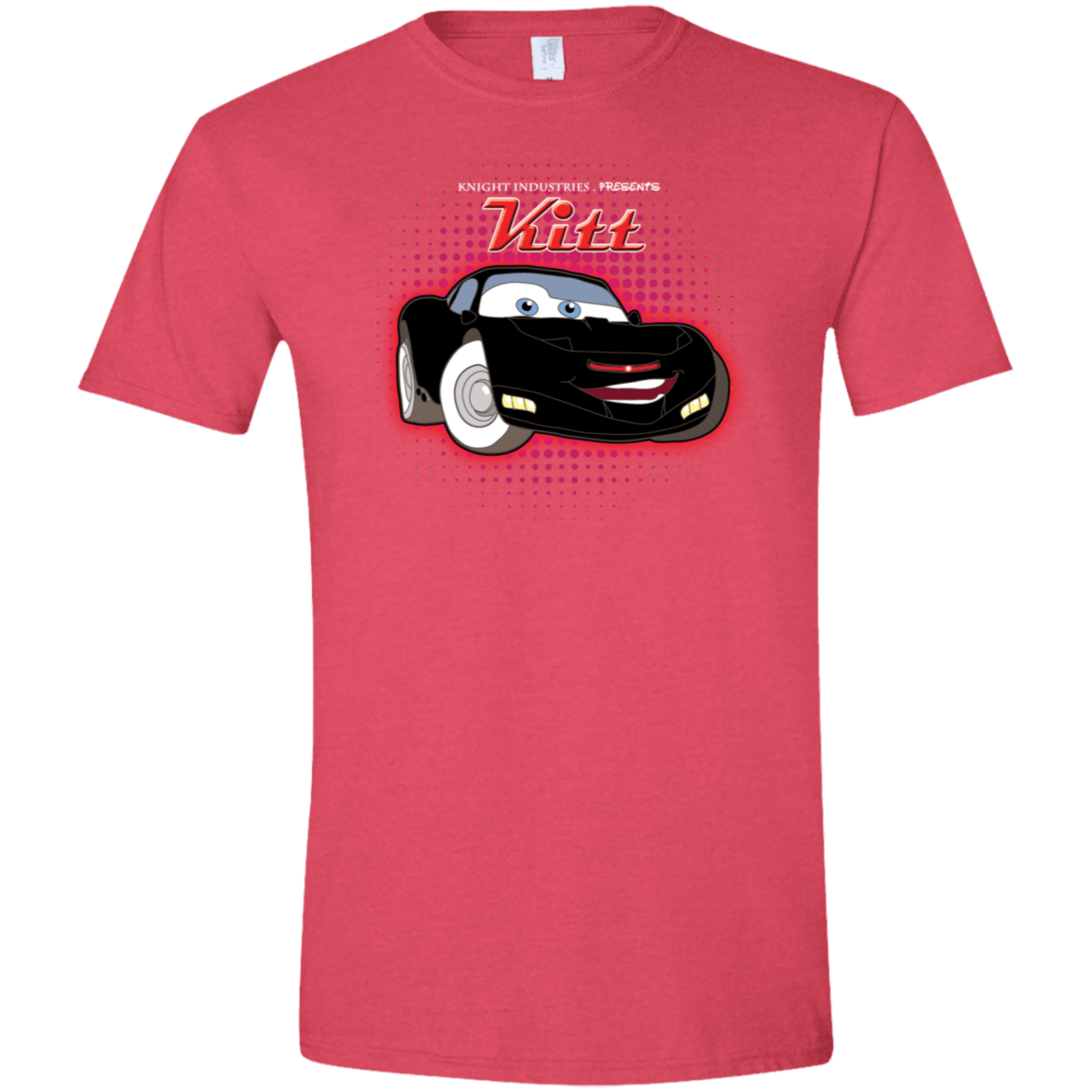 T-Shirts Heather Red / S KITT McQueen Men's Semi-Fitted Softstyle
