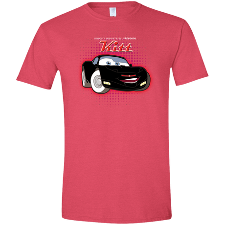 T-Shirts Heather Red / S KITT McQueen Men's Semi-Fitted Softstyle
