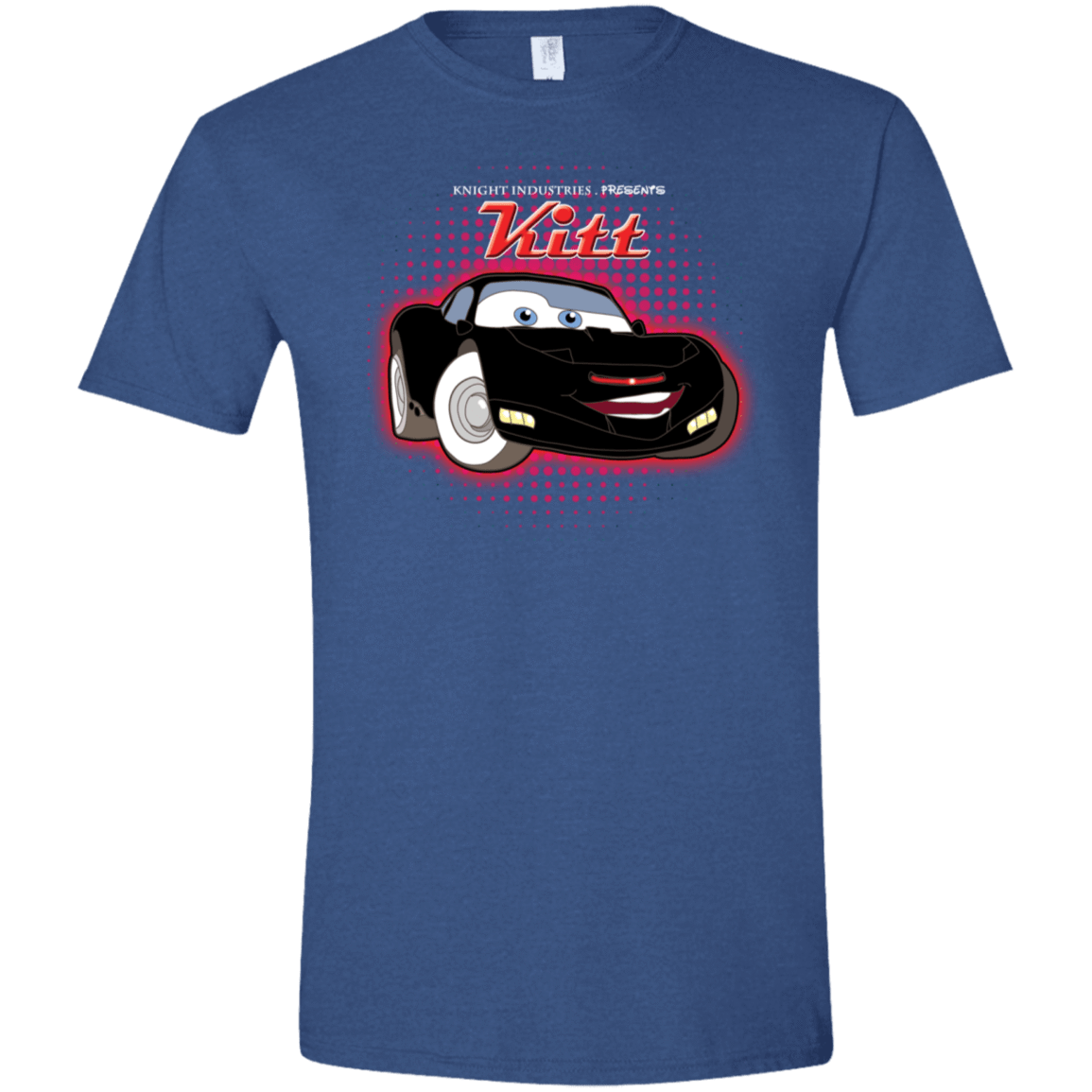 T-Shirts Heather Royal / X-Small KITT McQueen Men's Semi-Fitted Softstyle