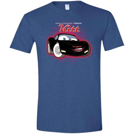 T-Shirts Heather Royal / X-Small KITT McQueen Men's Semi-Fitted Softstyle