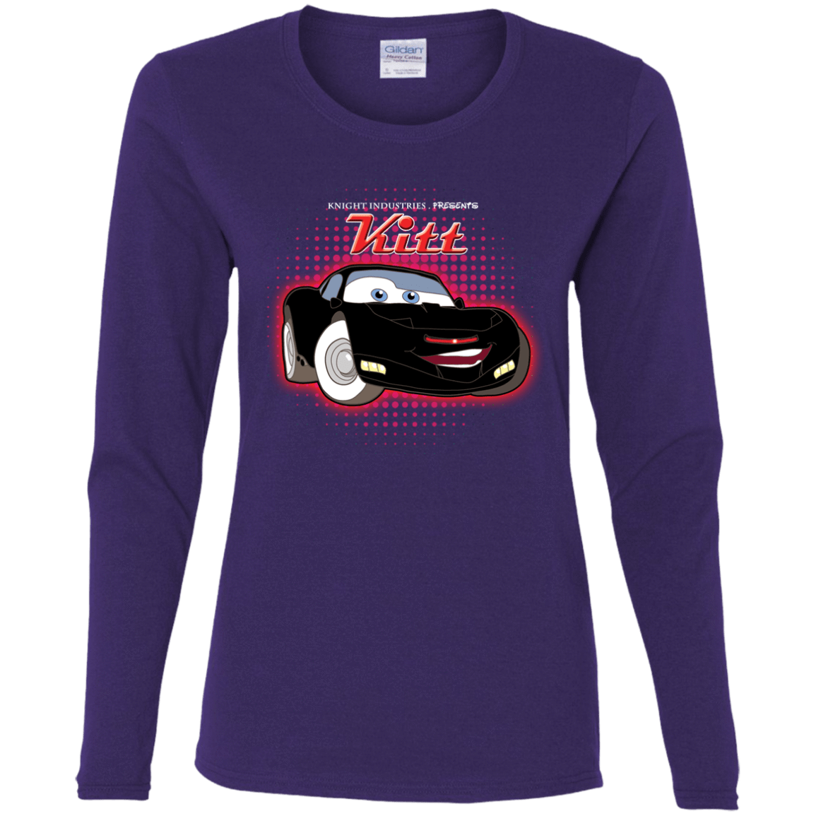 T-Shirts Purple / S KITT McQueen Women's Long Sleeve T-Shirt