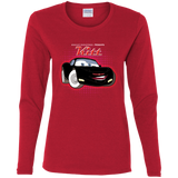 T-Shirts Red / S KITT McQueen Women's Long Sleeve T-Shirt