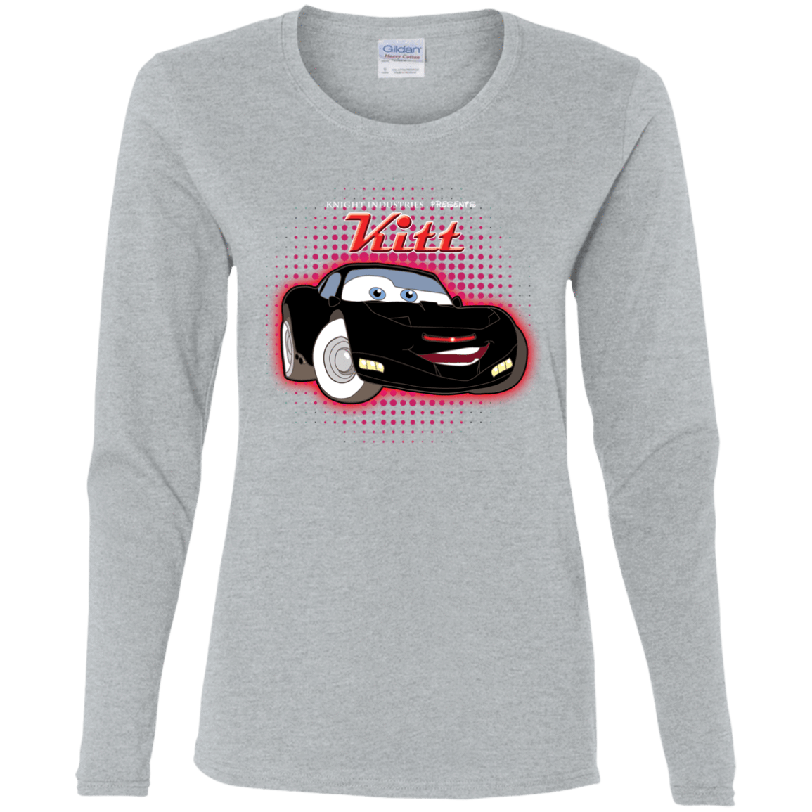 T-Shirts Sport Grey / S KITT McQueen Women's Long Sleeve T-Shirt