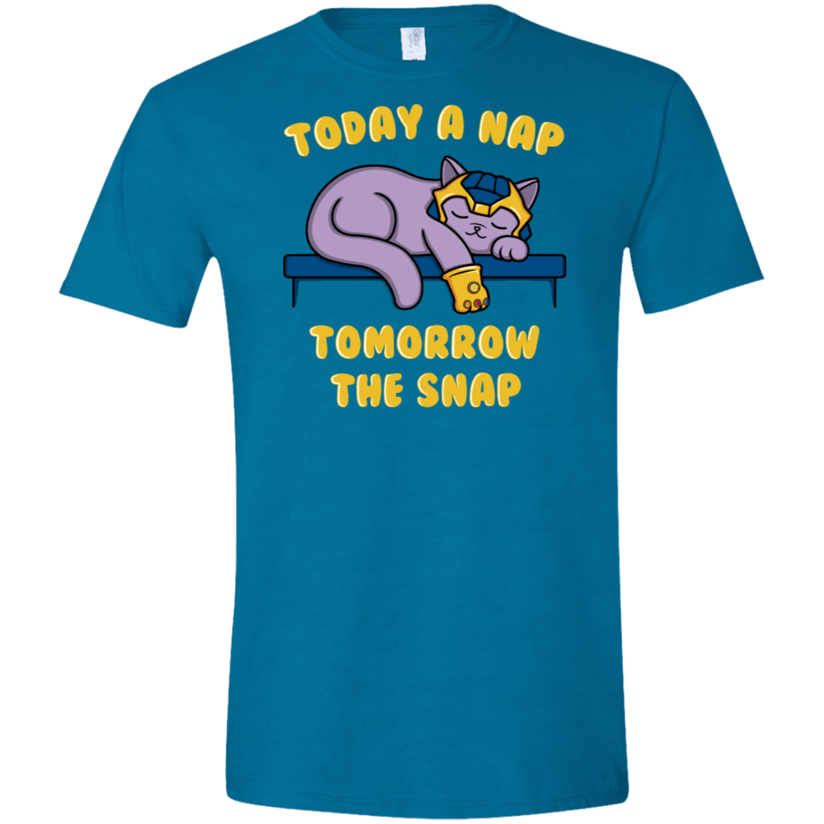 T-Shirts Antique Sapphire / S Kitthanos Men's Semi-Fitted Softstyle