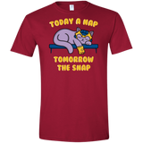 T-Shirts Cardinal Red / S Kitthanos Men's Semi-Fitted Softstyle