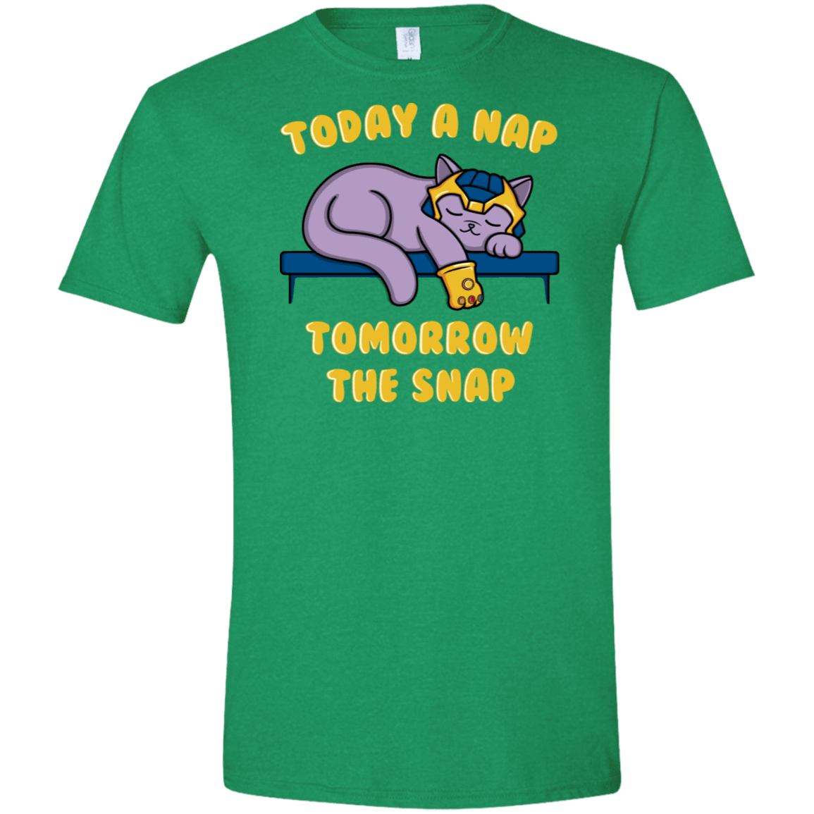 T-Shirts Heather Irish Green / S Kitthanos Men's Semi-Fitted Softstyle