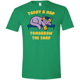 T-Shirts Heather Irish Green / S Kitthanos Men's Semi-Fitted Softstyle