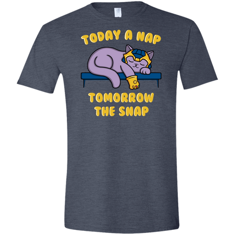 T-Shirts Heather Navy / S Kitthanos Men's Semi-Fitted Softstyle