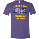 T-Shirts Heather Purple / S Kitthanos Men's Semi-Fitted Softstyle