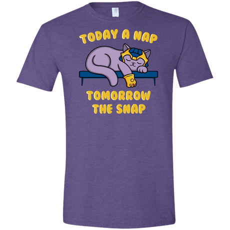 T-Shirts Heather Purple / S Kitthanos Men's Semi-Fitted Softstyle