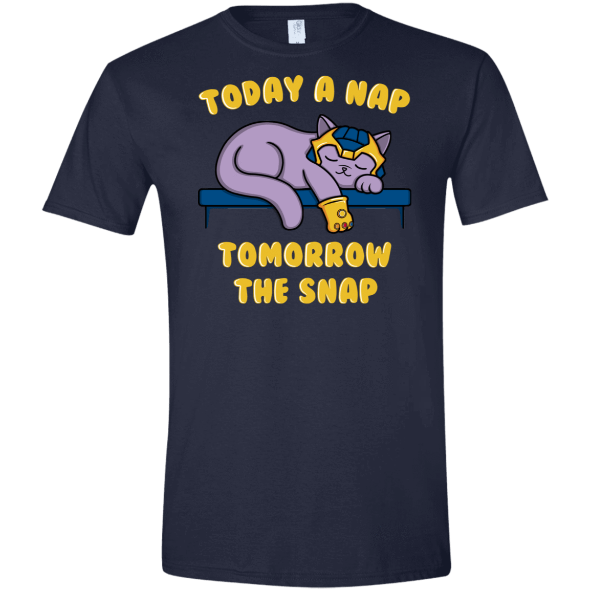 T-Shirts Navy / X-Small Kitthanos Men's Semi-Fitted Softstyle