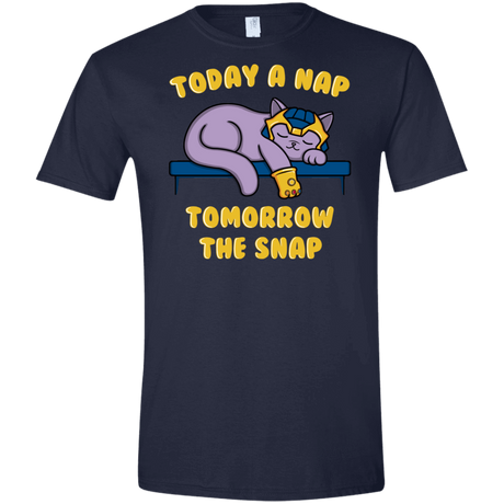 T-Shirts Navy / X-Small Kitthanos Men's Semi-Fitted Softstyle