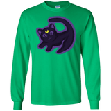 T-Shirts Irish Green / S Kitty Queen Men's Long Sleeve T-Shirt
