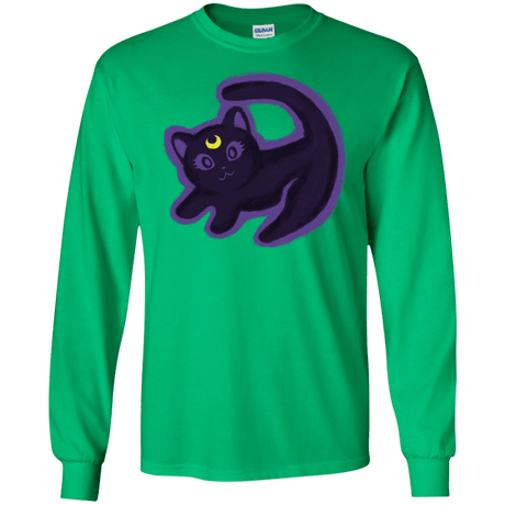 T-Shirts Irish Green / S Kitty Queen Men's Long Sleeve T-Shirt