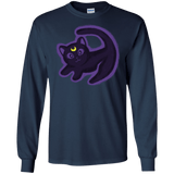 T-Shirts Navy / S Kitty Queen Men's Long Sleeve T-Shirt