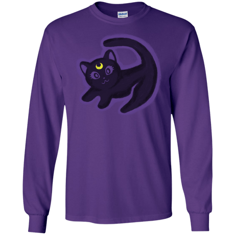 T-Shirts Purple / S Kitty Queen Men's Long Sleeve T-Shirt