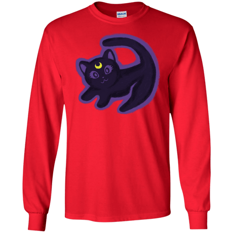 T-Shirts Red / S Kitty Queen Men's Long Sleeve T-Shirt