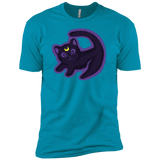 T-Shirts Turquoise / X-Small Kitty Queen Men's Premium T-Shirt