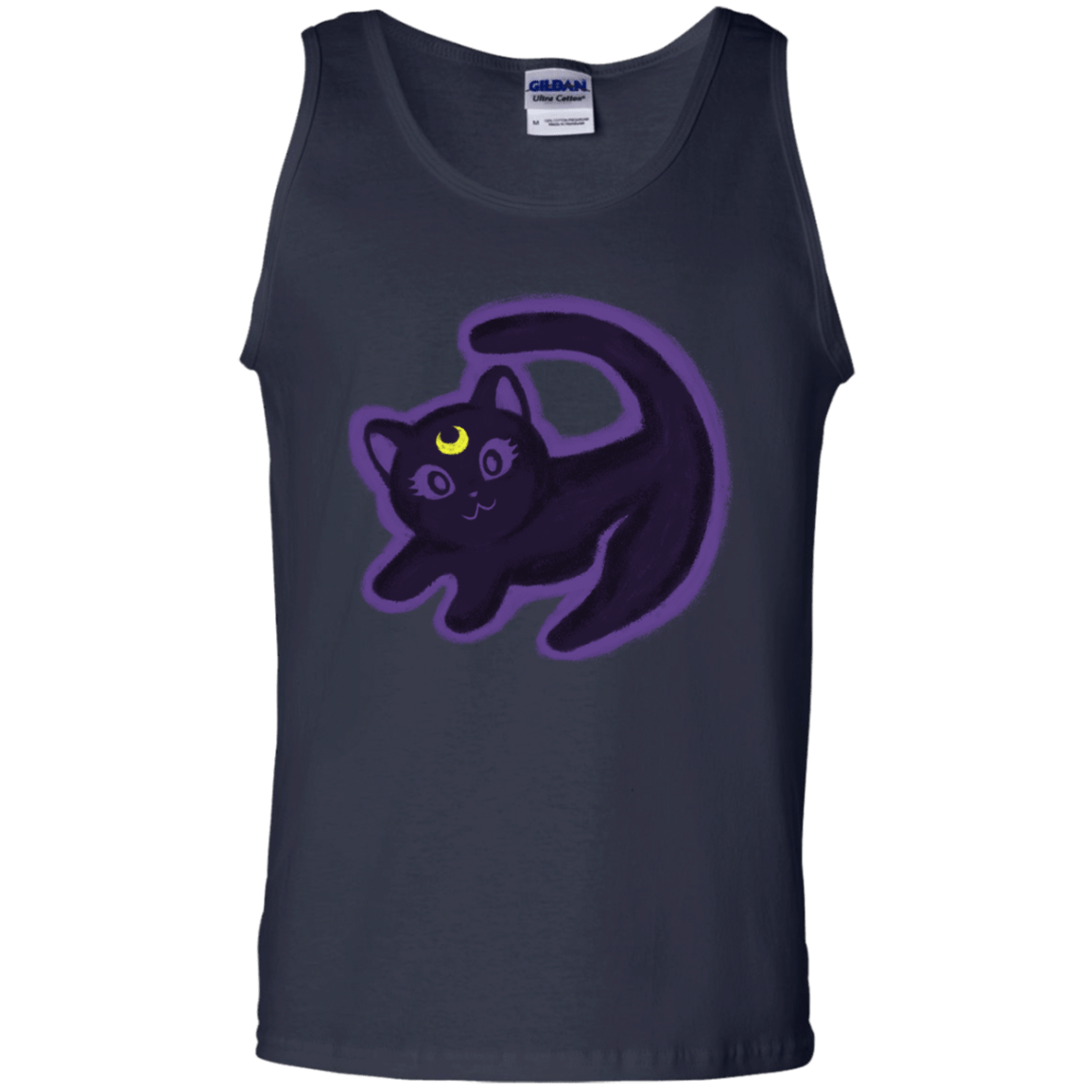 T-Shirts Navy / S Kitty Queen Men's Tank Top