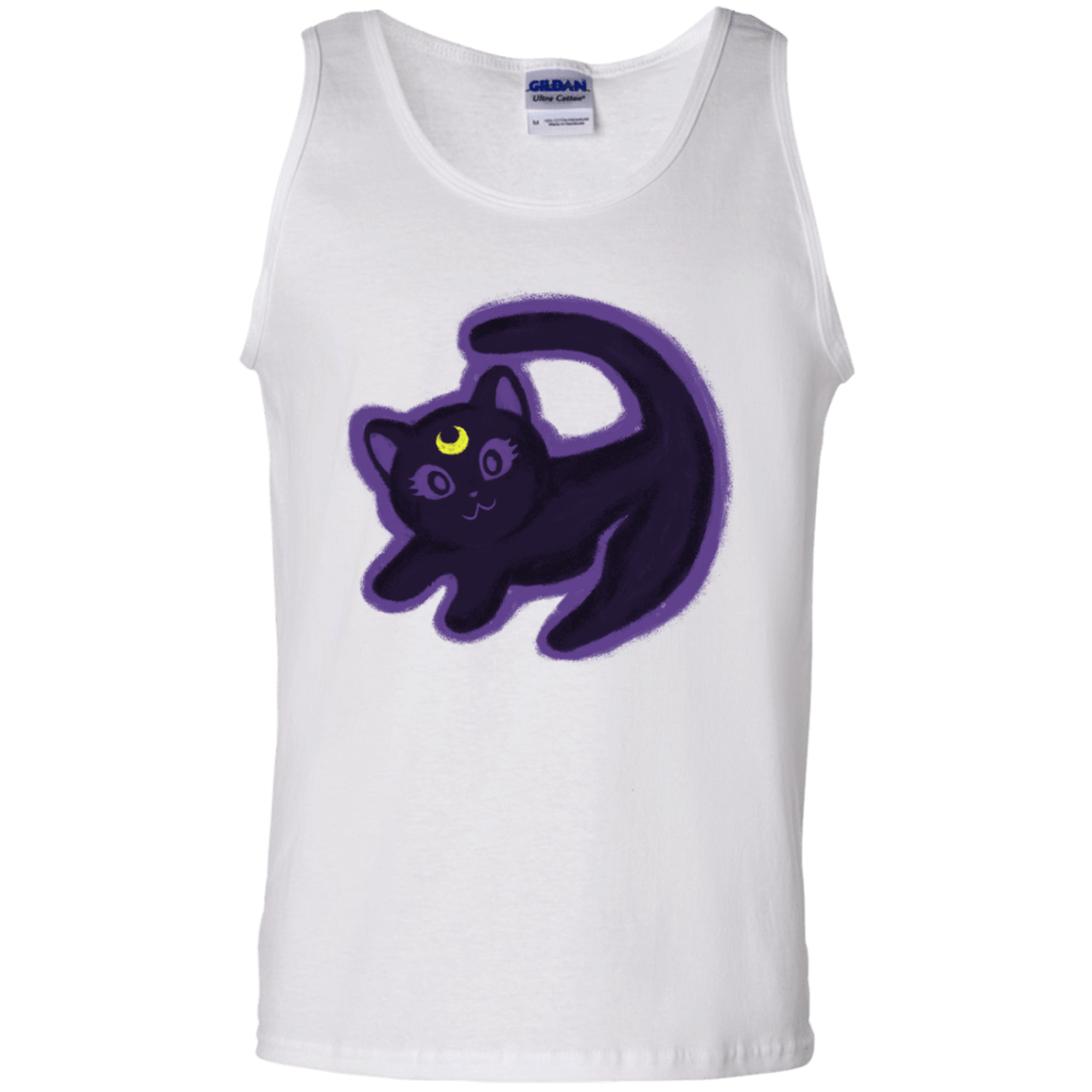 T-Shirts White / S Kitty Queen Men's Tank Top