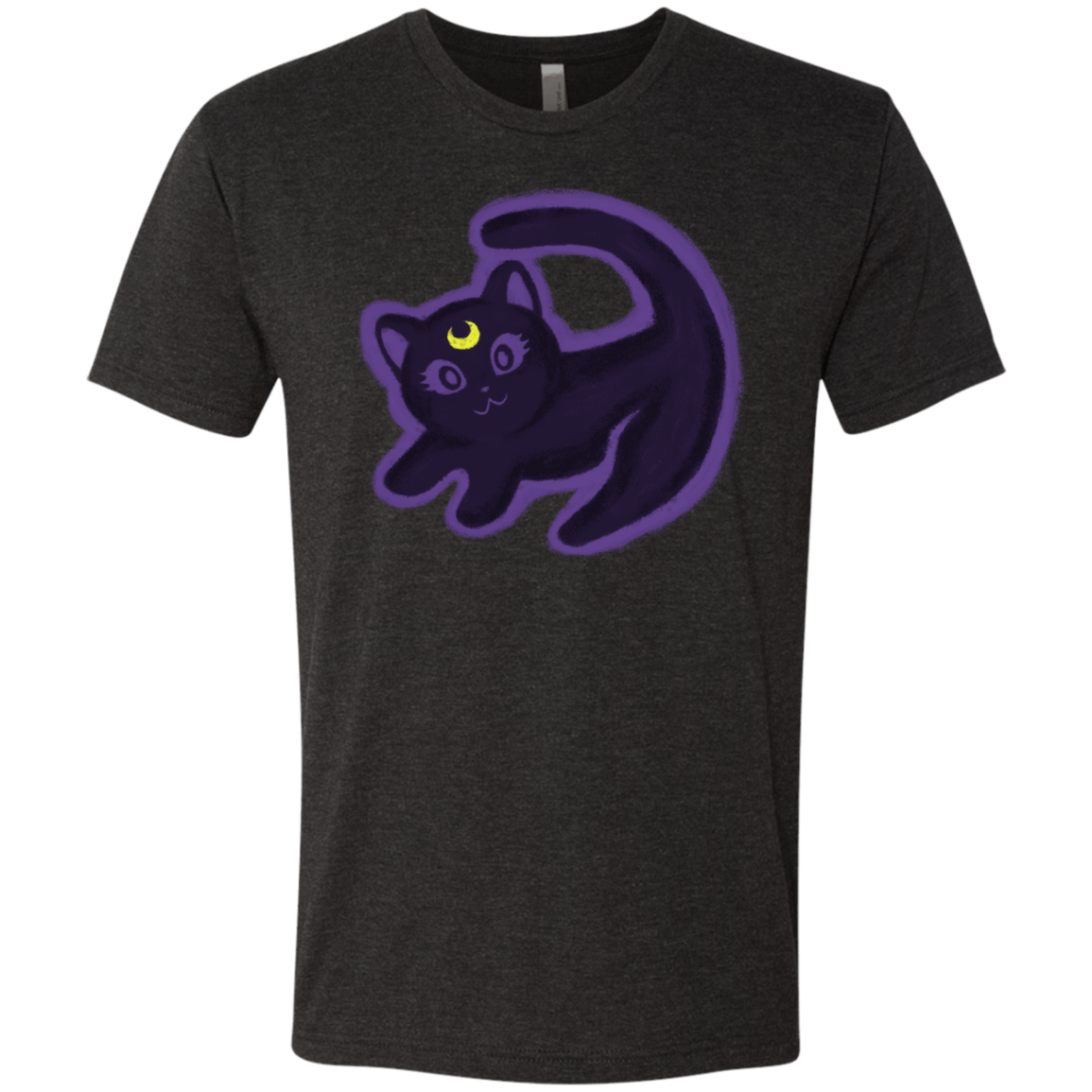 T-Shirts Vintage Black / S Kitty Queen Men's Triblend T-Shirt