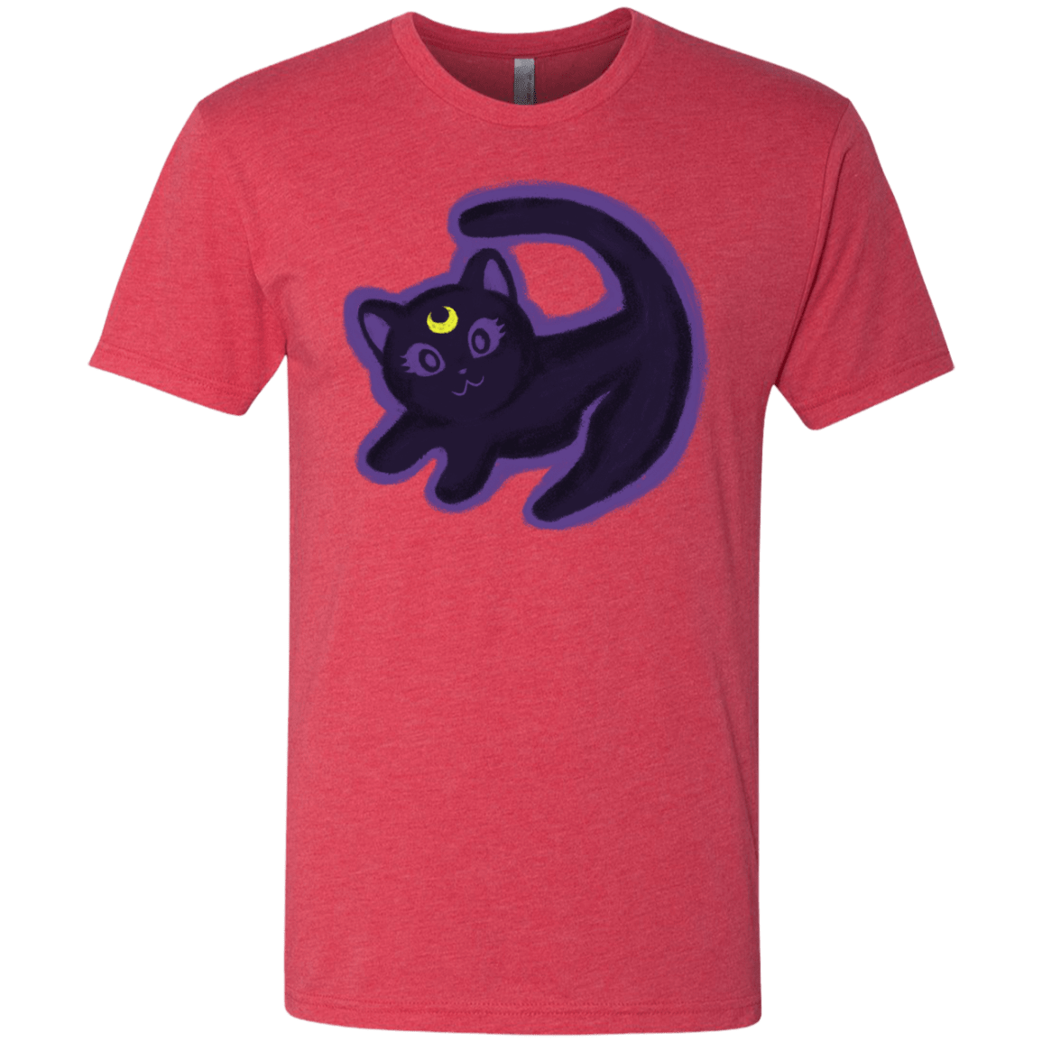 T-Shirts Vintage Red / S Kitty Queen Men's Triblend T-Shirt