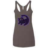 T-Shirts Macchiato / X-Small Kitty Queen Women's Triblend Racerback Tank