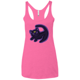 T-Shirts Vintage Pink / X-Small Kitty Queen Women's Triblend Racerback Tank