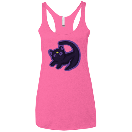 T-Shirts Vintage Pink / X-Small Kitty Queen Women's Triblend Racerback Tank