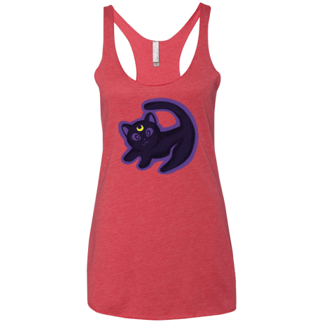 T-Shirts Vintage Red / X-Small Kitty Queen Women's Triblend Racerback Tank