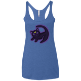 T-Shirts Vintage Royal / X-Small Kitty Queen Women's Triblend Racerback Tank