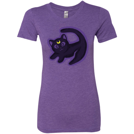 T-Shirts Purple Rush / S Kitty Queen Women's Triblend T-Shirt