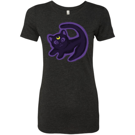 T-Shirts Vintage Black / S Kitty Queen Women's Triblend T-Shirt