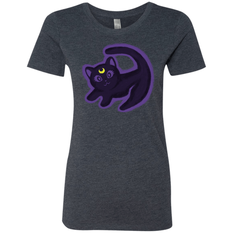 T-Shirts Vintage Navy / S Kitty Queen Women's Triblend T-Shirt