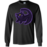 T-Shirts Black / YS Kitty Queen Youth Long Sleeve T-Shirt